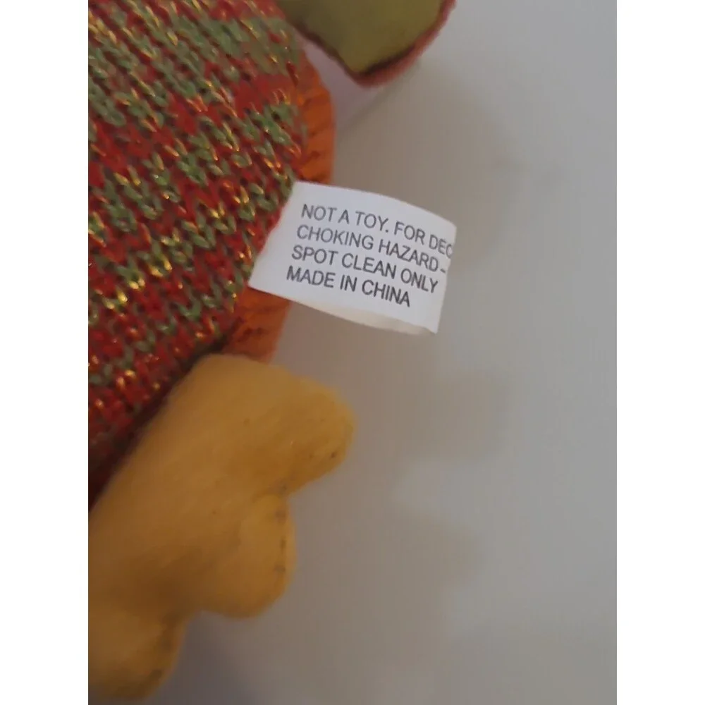 Kirkland’s Friendly Owl Door Hanger Plush Pillow Fall Thanksgiving  NEW